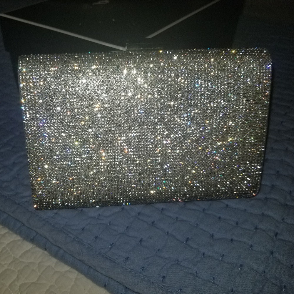 Boutique silver handbag/clutch